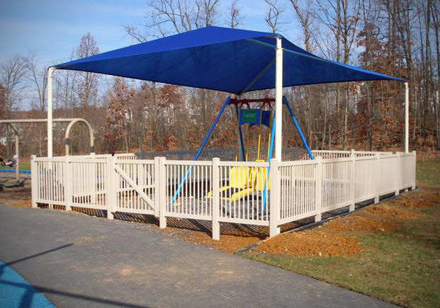 Liberty wheelchair swing at A Dream Come True Playground