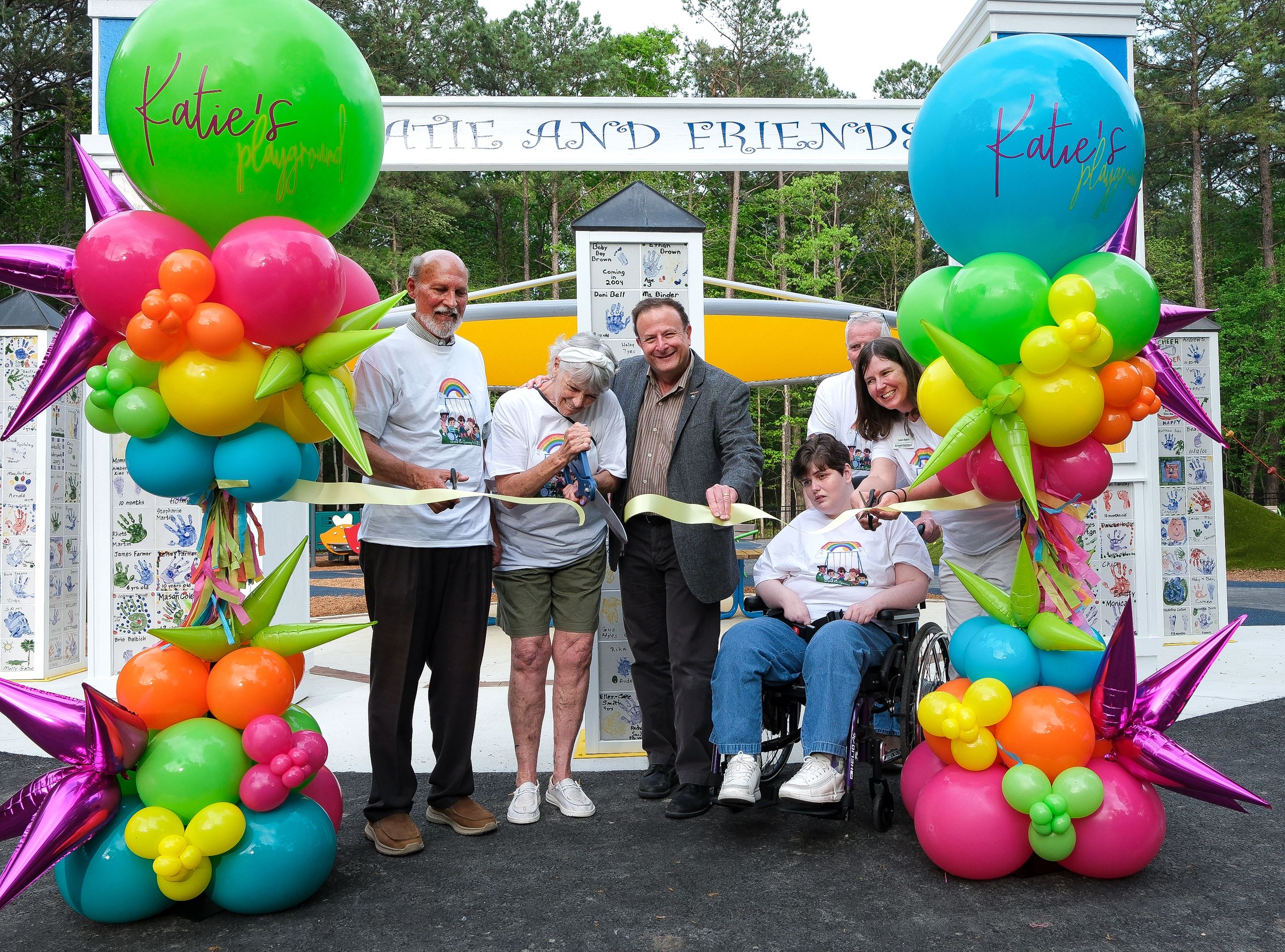 Play area view at A Playground for Katie and Friends