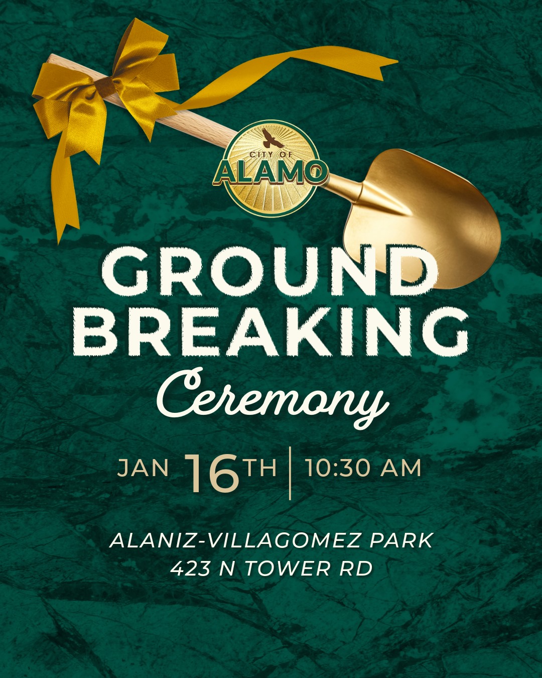 Groundbreaking announcement for Alaniz-Villagomez All-Inclusive Park