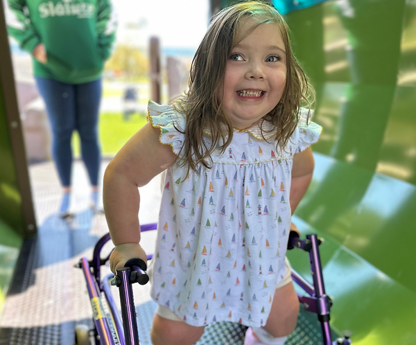 Inclusive playground equipment at AMBUC Park
