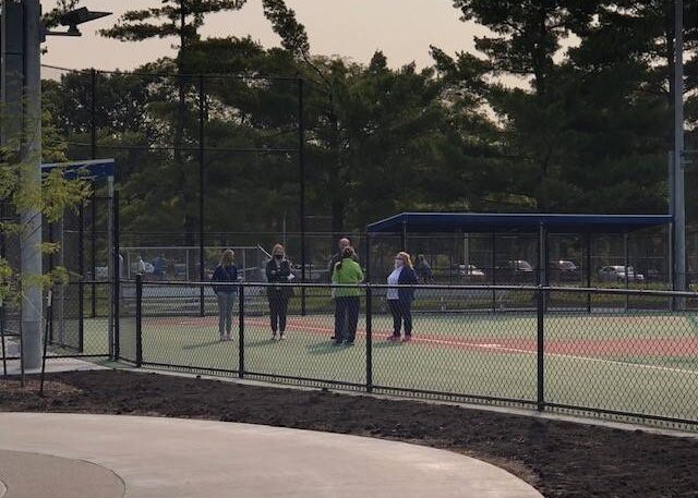 Accessible playground structure at Ames Miracle Playground