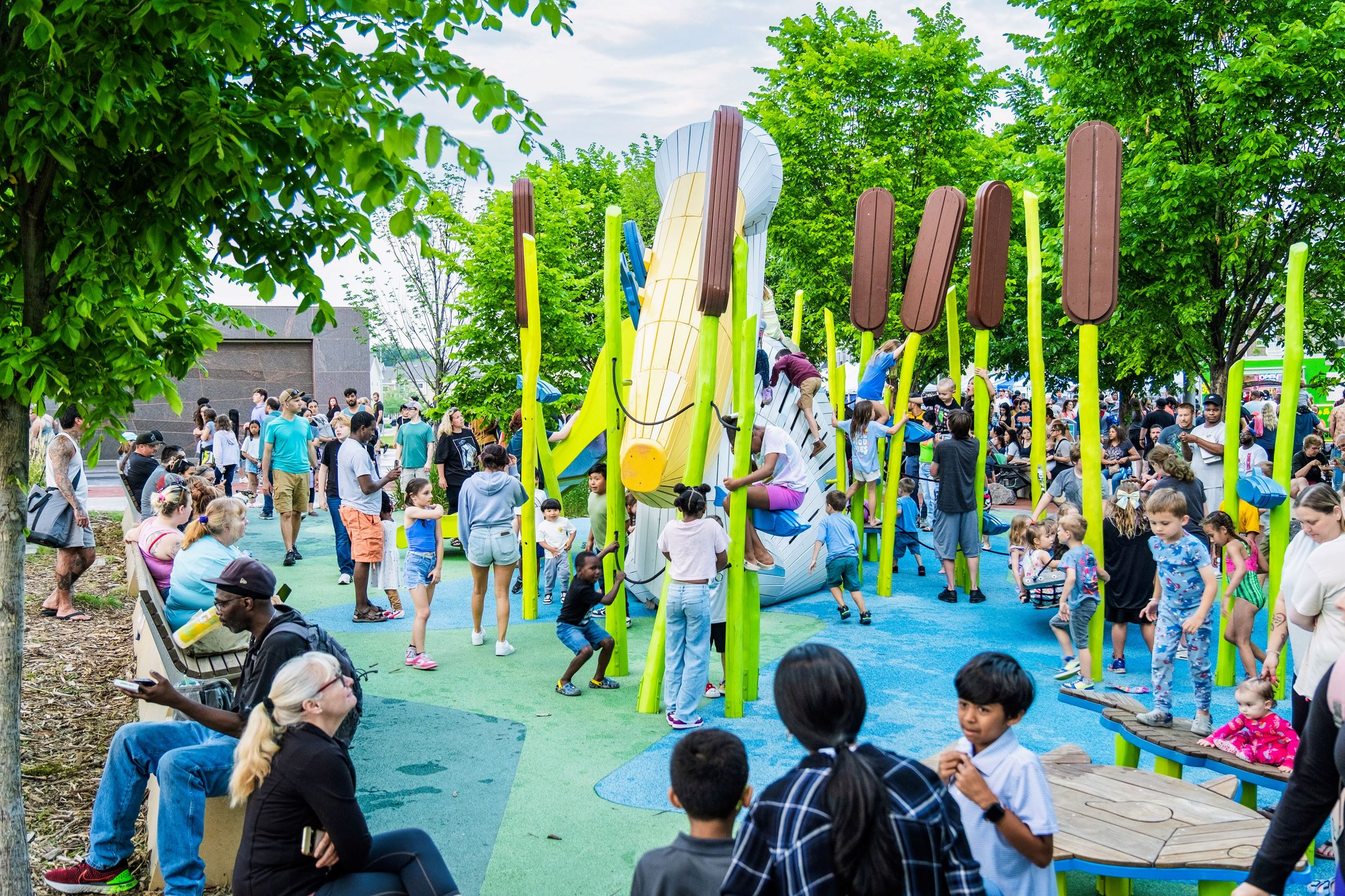Additional view of Belles' Play Garden play space