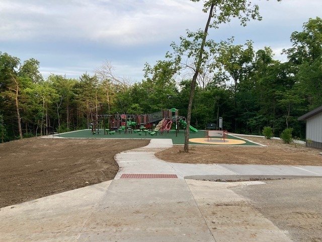 Additional view of the Binder Park inclusive playground layout