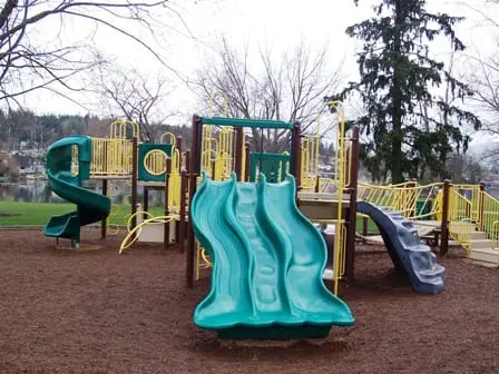 Play structure at Bloedel Donovan Park