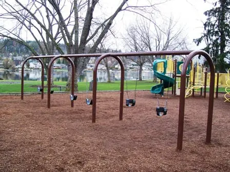 Swing area at Bloedel Donovan Park