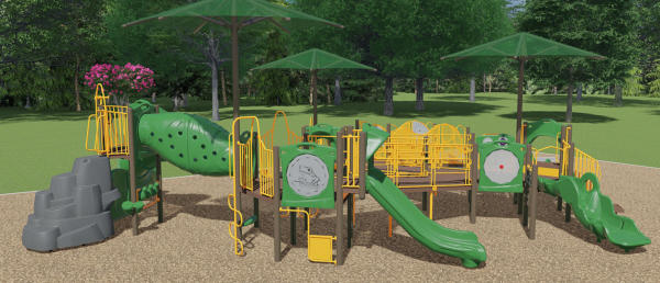 Additional rendering of Bondi Park play structure
