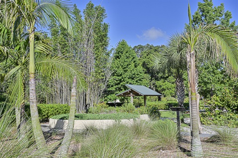 Garden of the Five Senses park setting in North Port