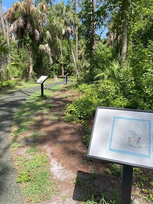 Story Stroll trail near Boundless Adventures Playground