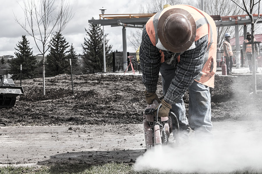 Playground equipment at Cahill Park in Cheyenne