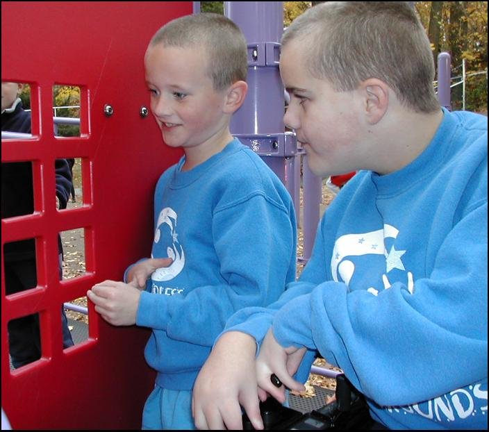 Can-Do inclusive playground promotional image with multiple play features.