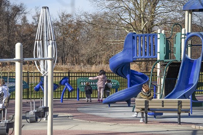 Lion's Sensory Den play area at Dorbrook