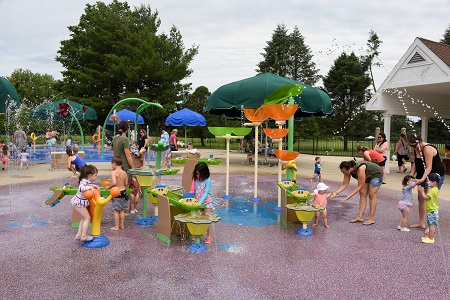 Seasonal sprayground at Dorbrook Recreation Area