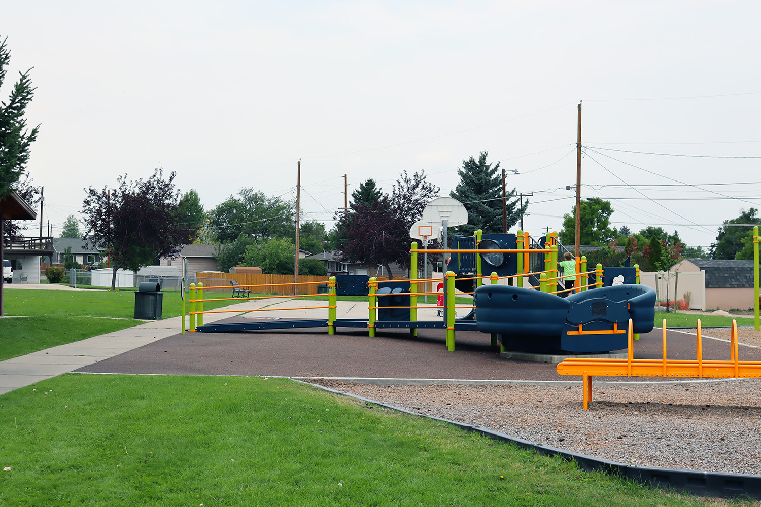 Playground equipment at Cherry Park in Helena