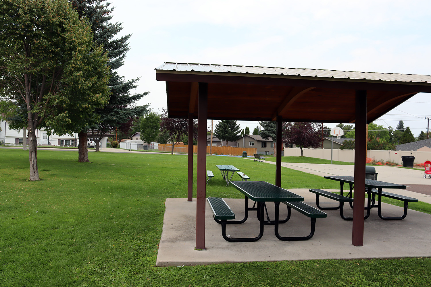 Picnic shelter at Cherry Park