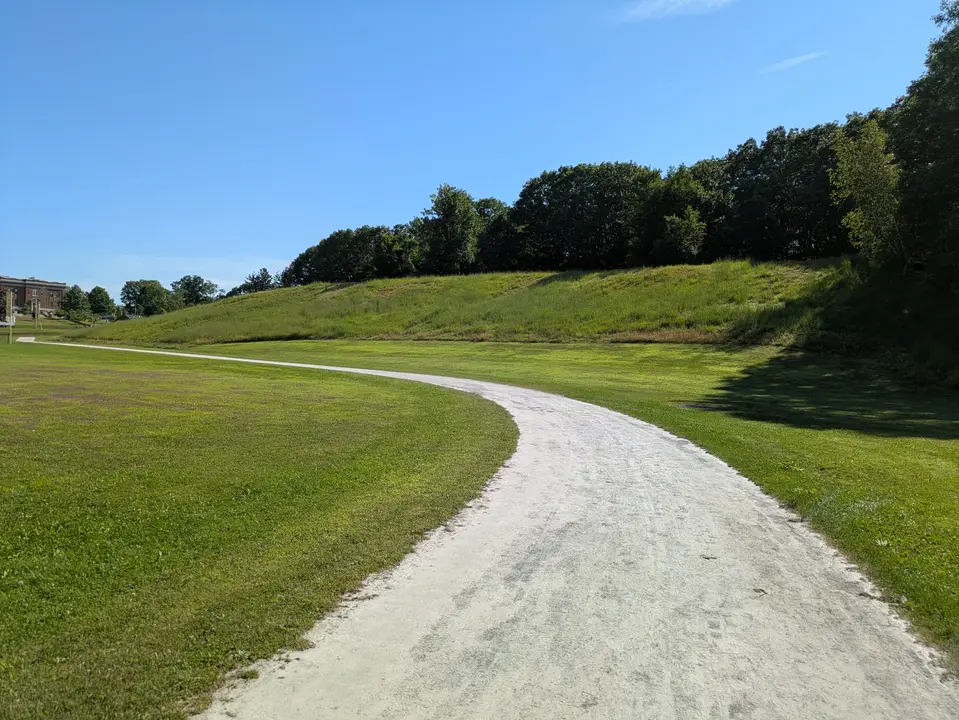 Accessible walking path at Clapp Park
