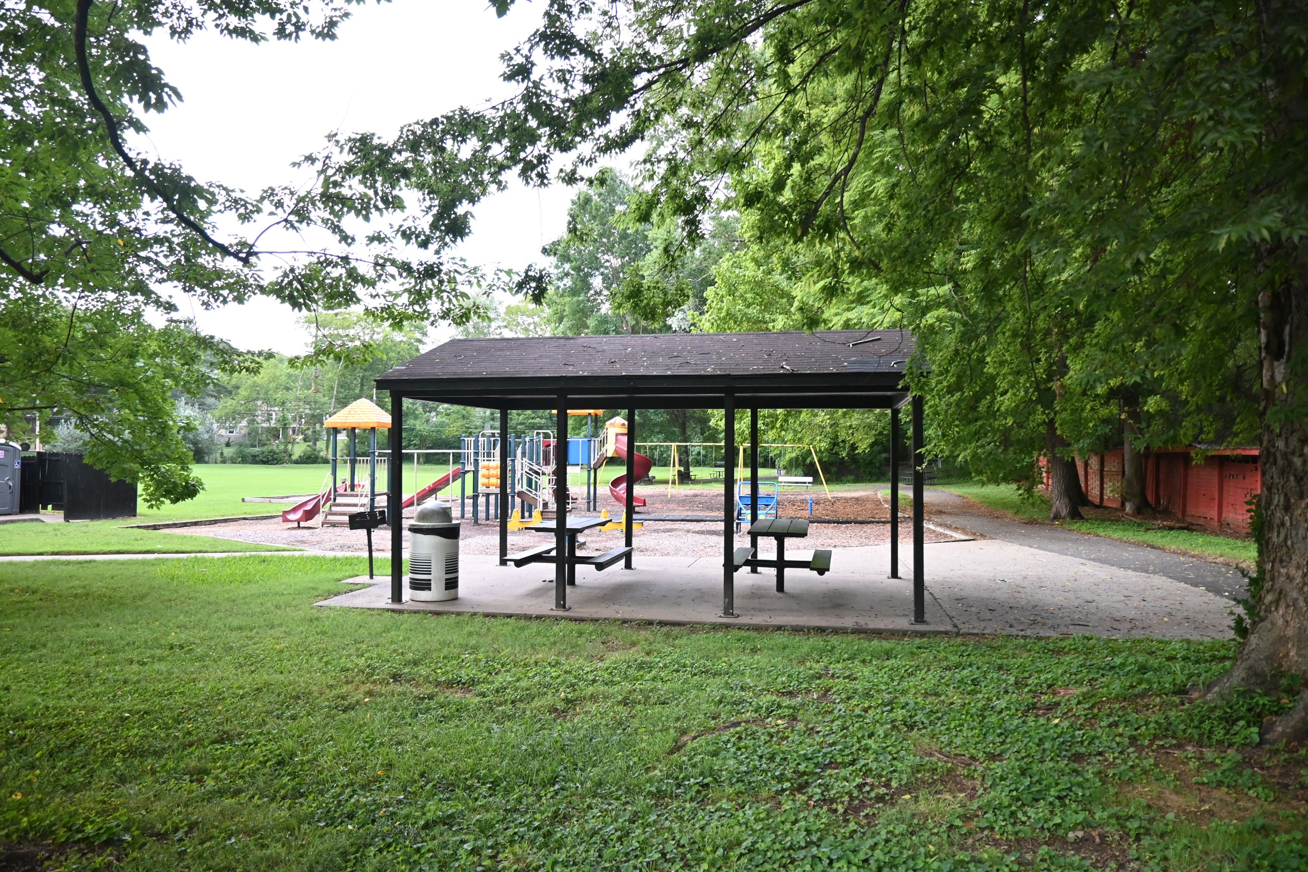 Pavilion at Coy Lacy Park in Clarksville