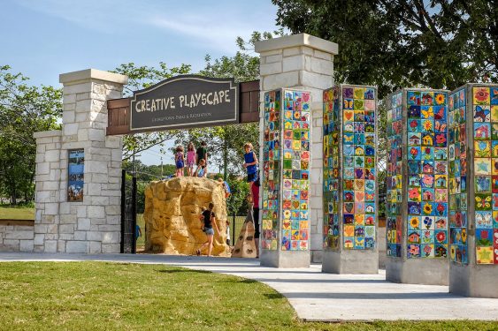 Creative Playscape entrance area in Georgetown
