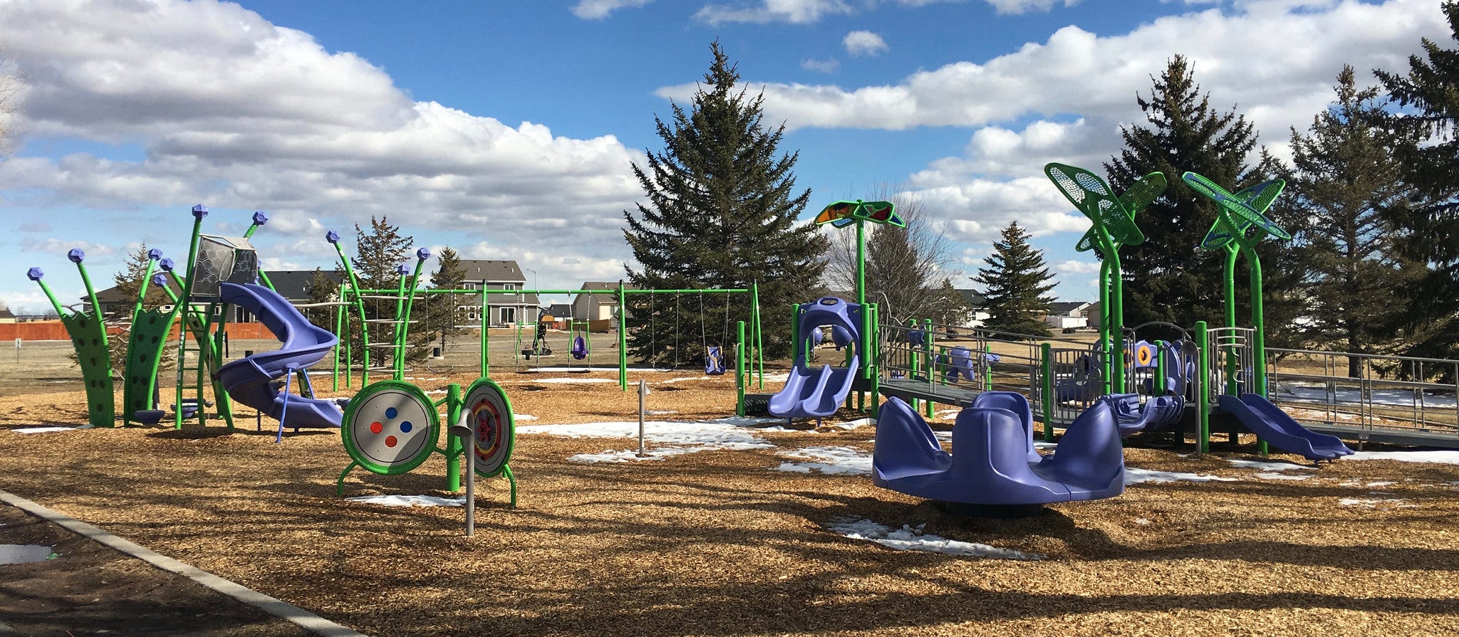 Inclusive playground in Gillette, Wyoming