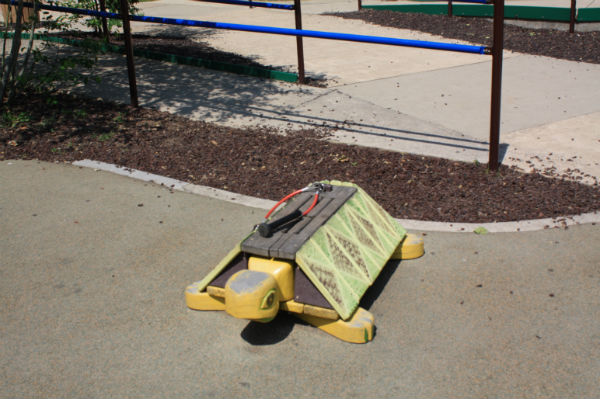 Toddler play area with soft surface at Darrell's Dream