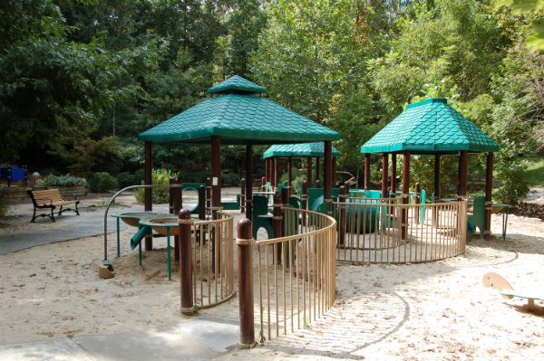 Accessible sand play area at Darrell's Dream