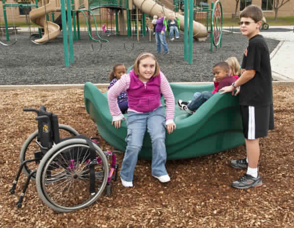 Inclusive spinner with transfer access at Darrell's Dream