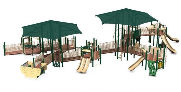 Rendering of Destination Park Playground in Chesapeake