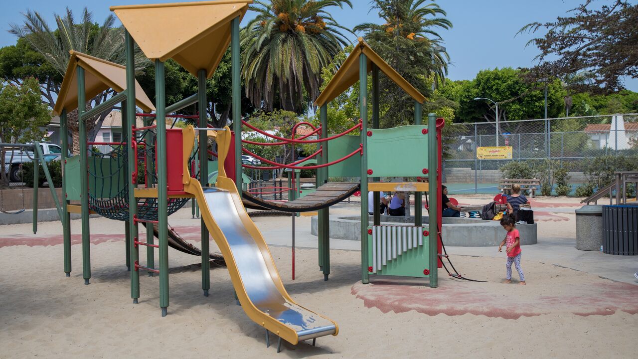Playground area at Douglas Park