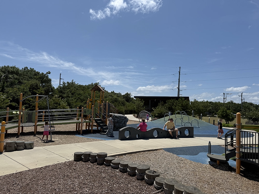 Families using Dowdy Park playground