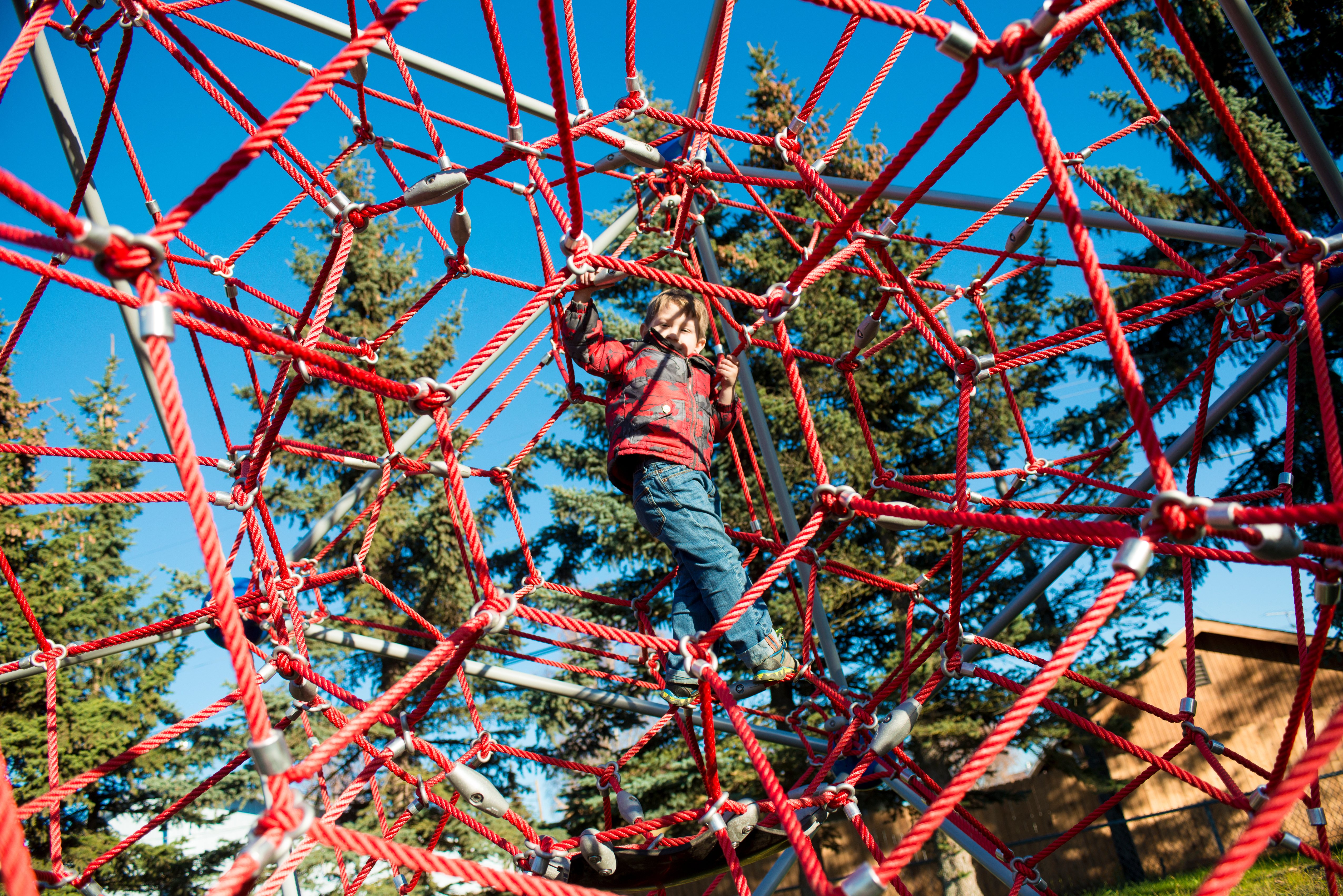 View of Duldida Park playground and gathering space