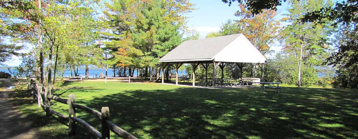 Pavilion at Ellacoya State Park