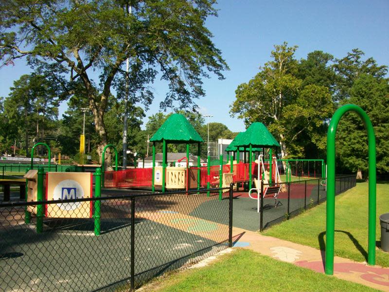 Accessible playground at Elm Street Park