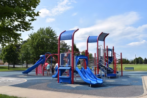 Accessible playground at Engstrom Family Park