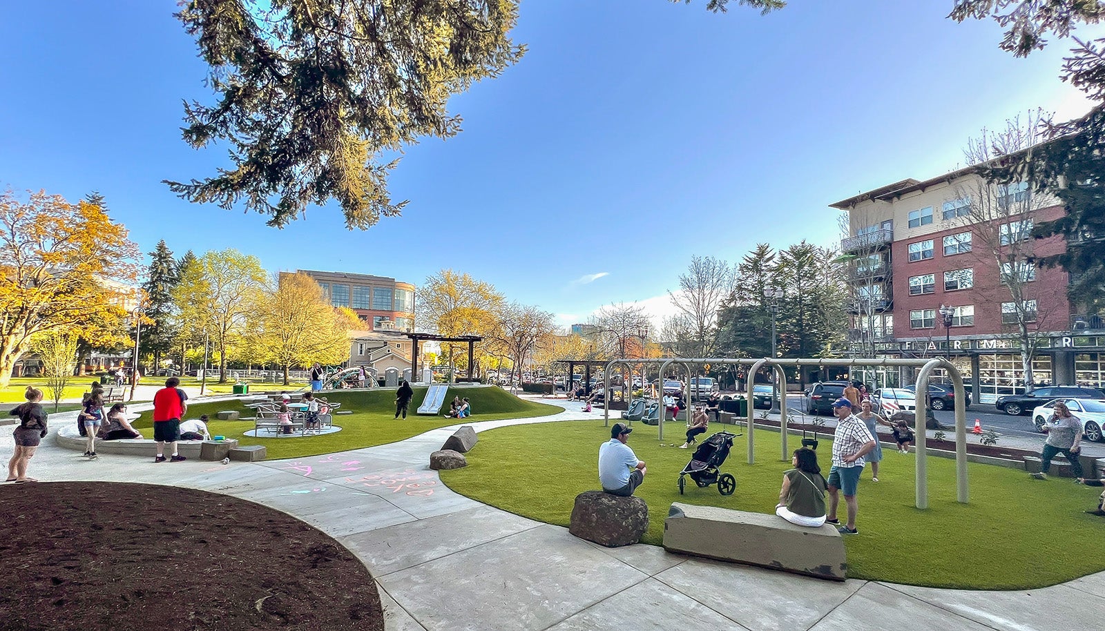 Inclusive playground at Esther Short Park