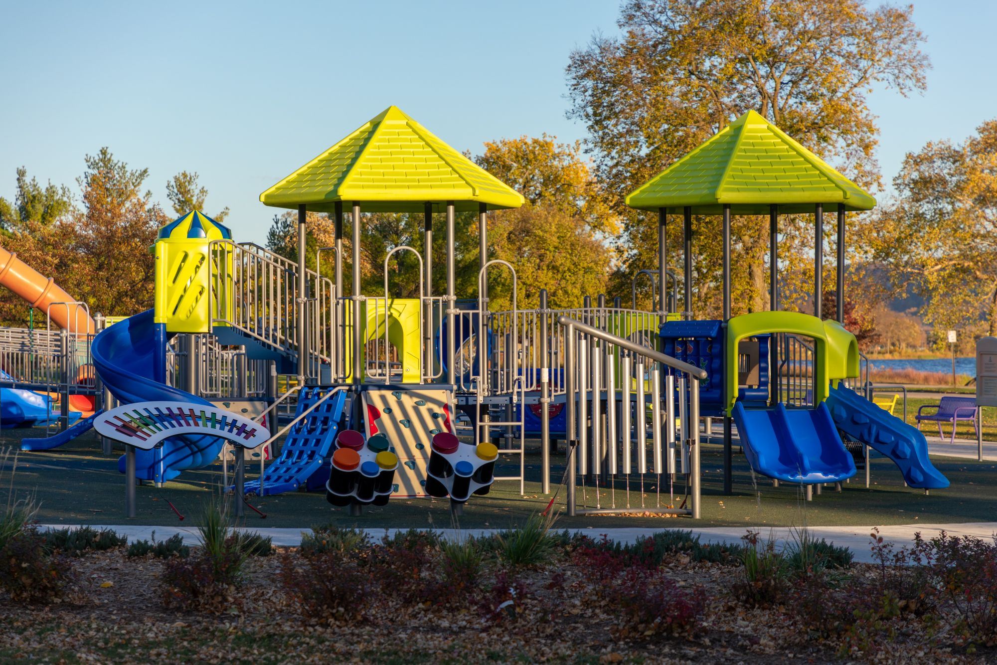 Inclusive play equipment at Every Child's Dream Playground