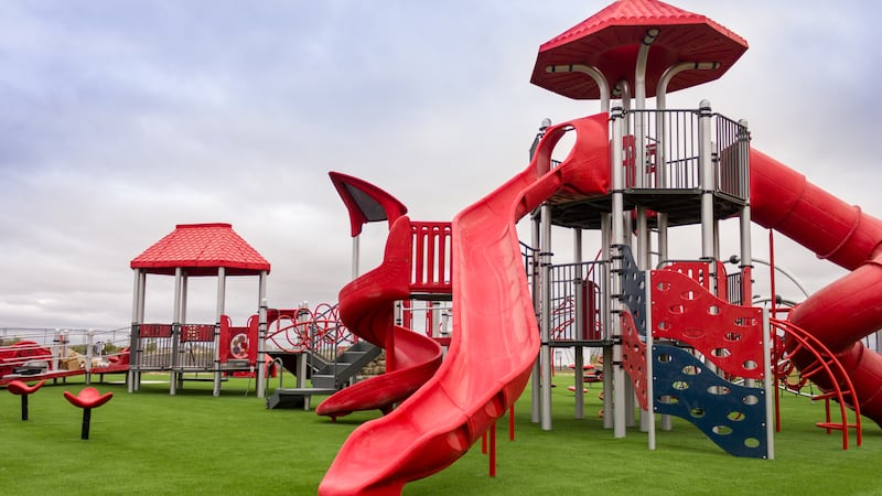 First Federal Bank Park playground area in Twin Falls