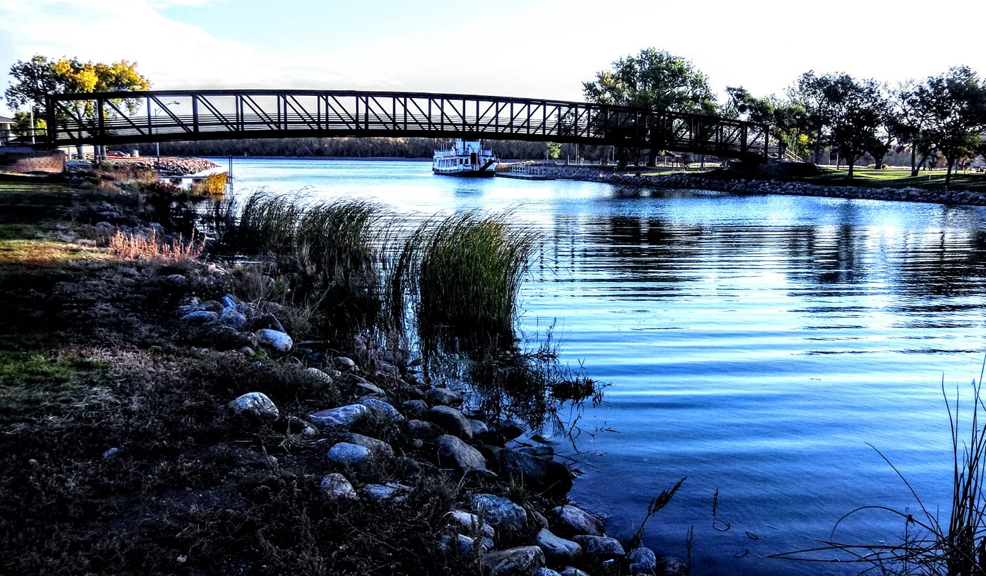 Riverfront setting at Fischers Lilly Park