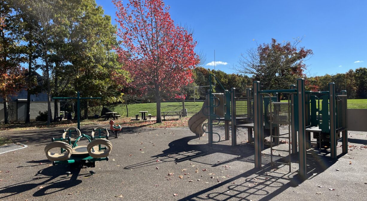 Playground area at Forges Field Recreation Facility