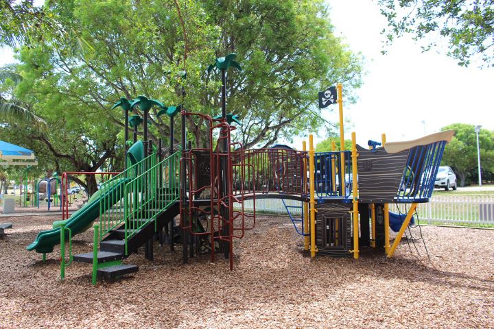 Smaller playground area for younger children at Founders Park