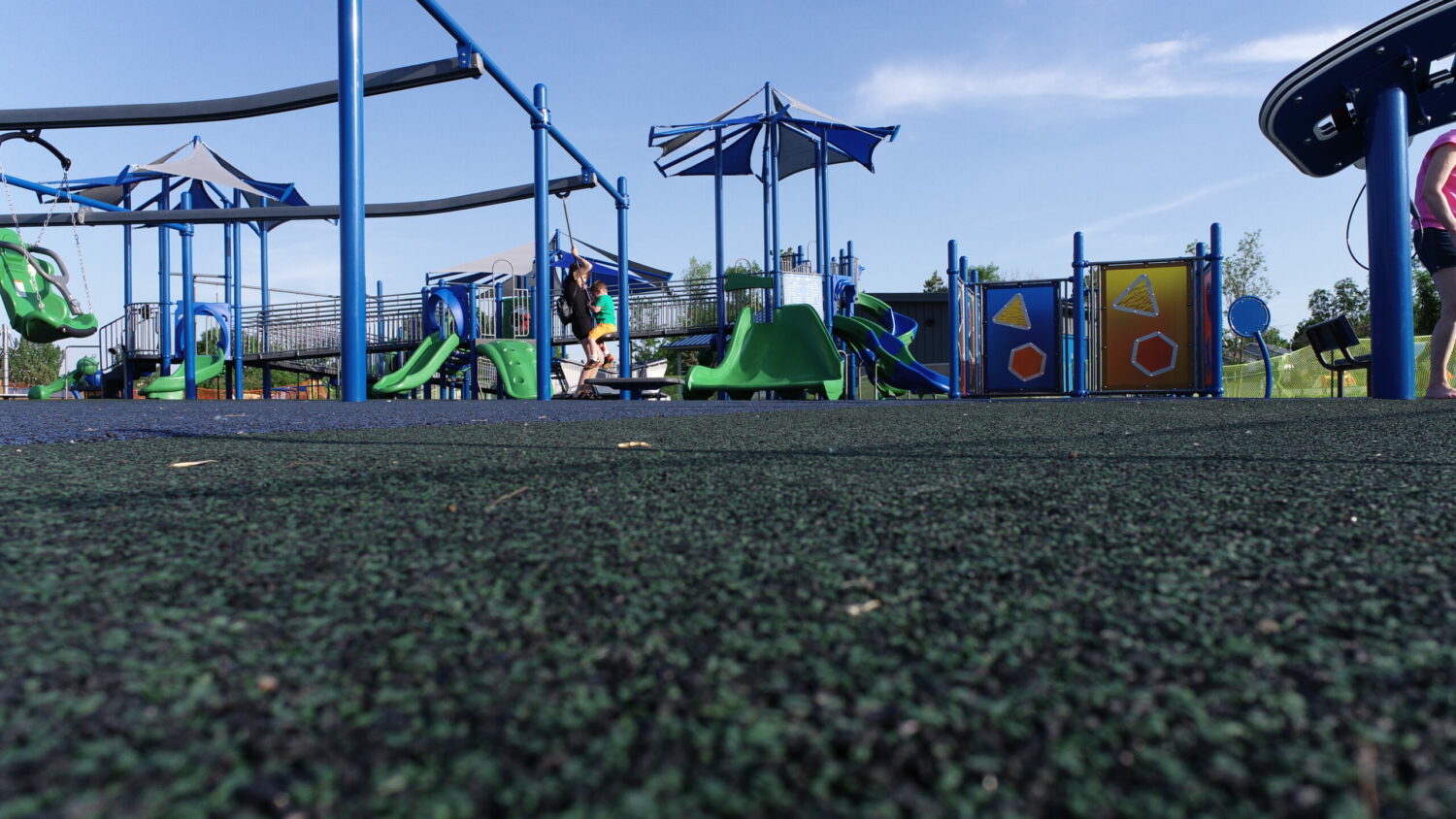 Poured-in-place surface at Friendship Park