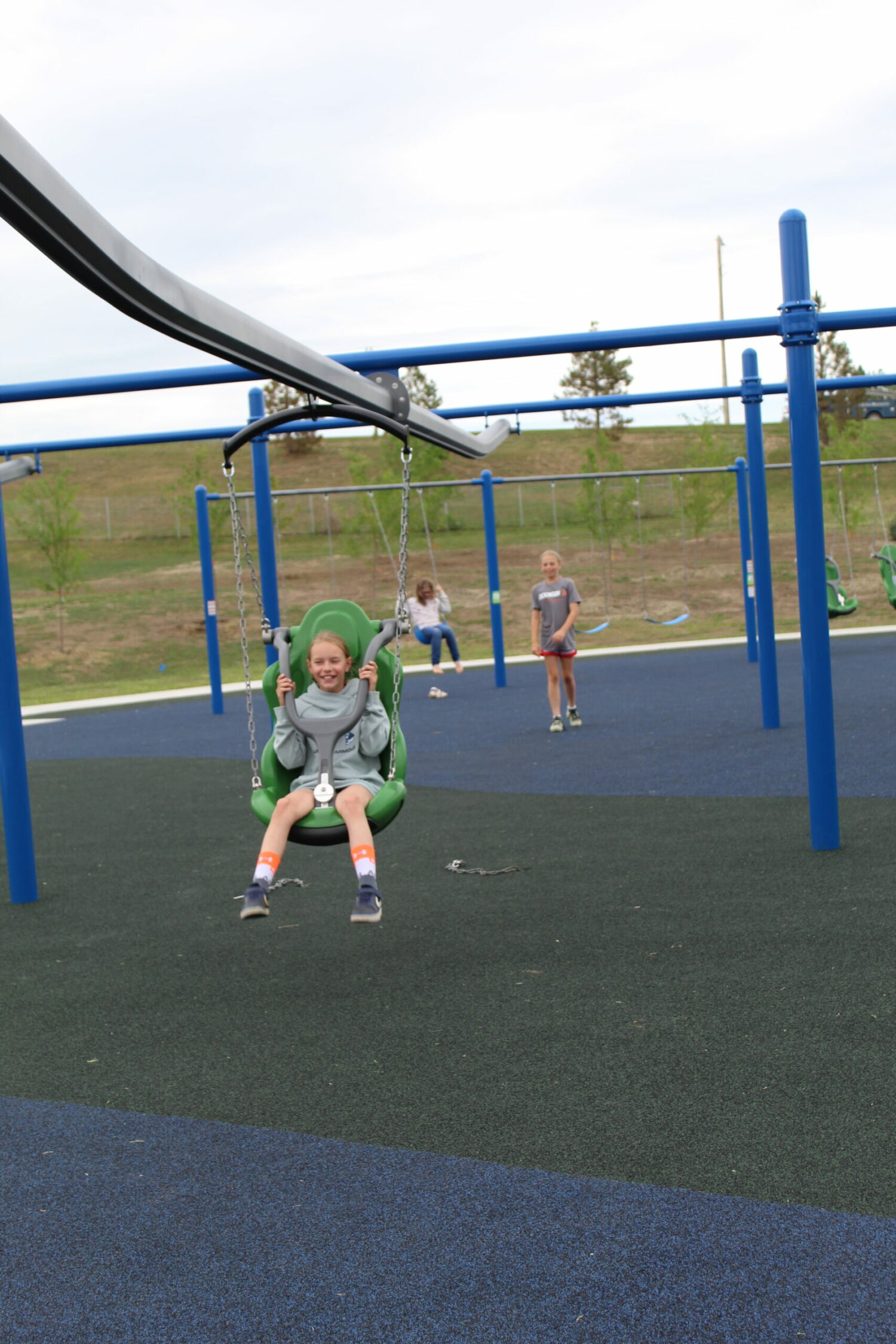 Adaptive zip line feature at Friendship Park
