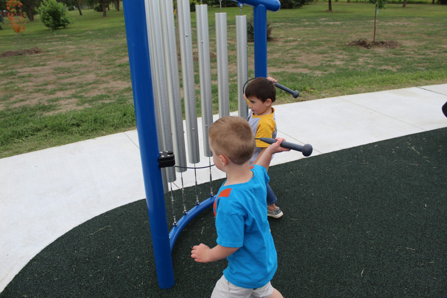 Music station at Friendship Park
