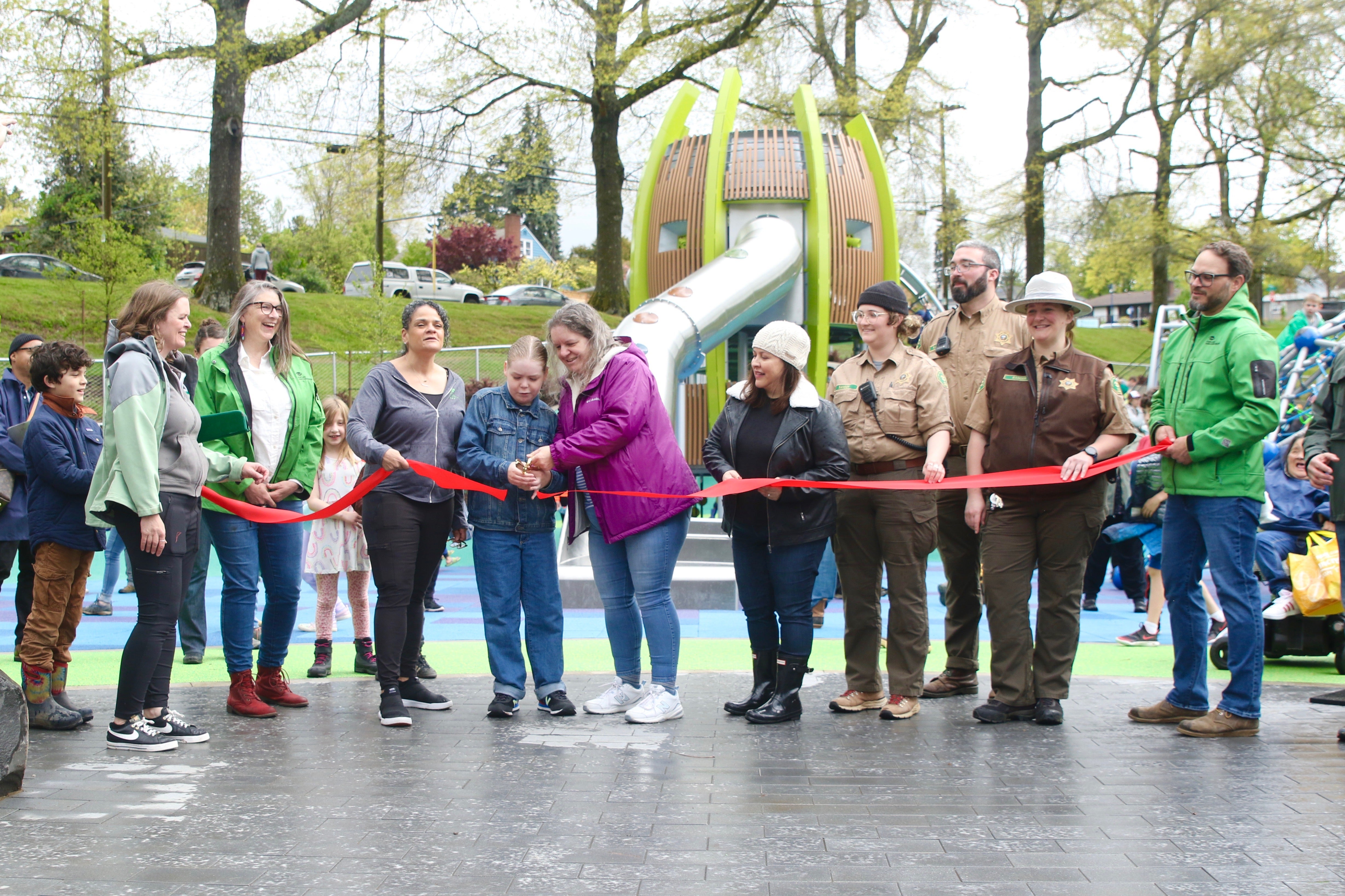 Opening day at Gabriel Park Inclusive Playground