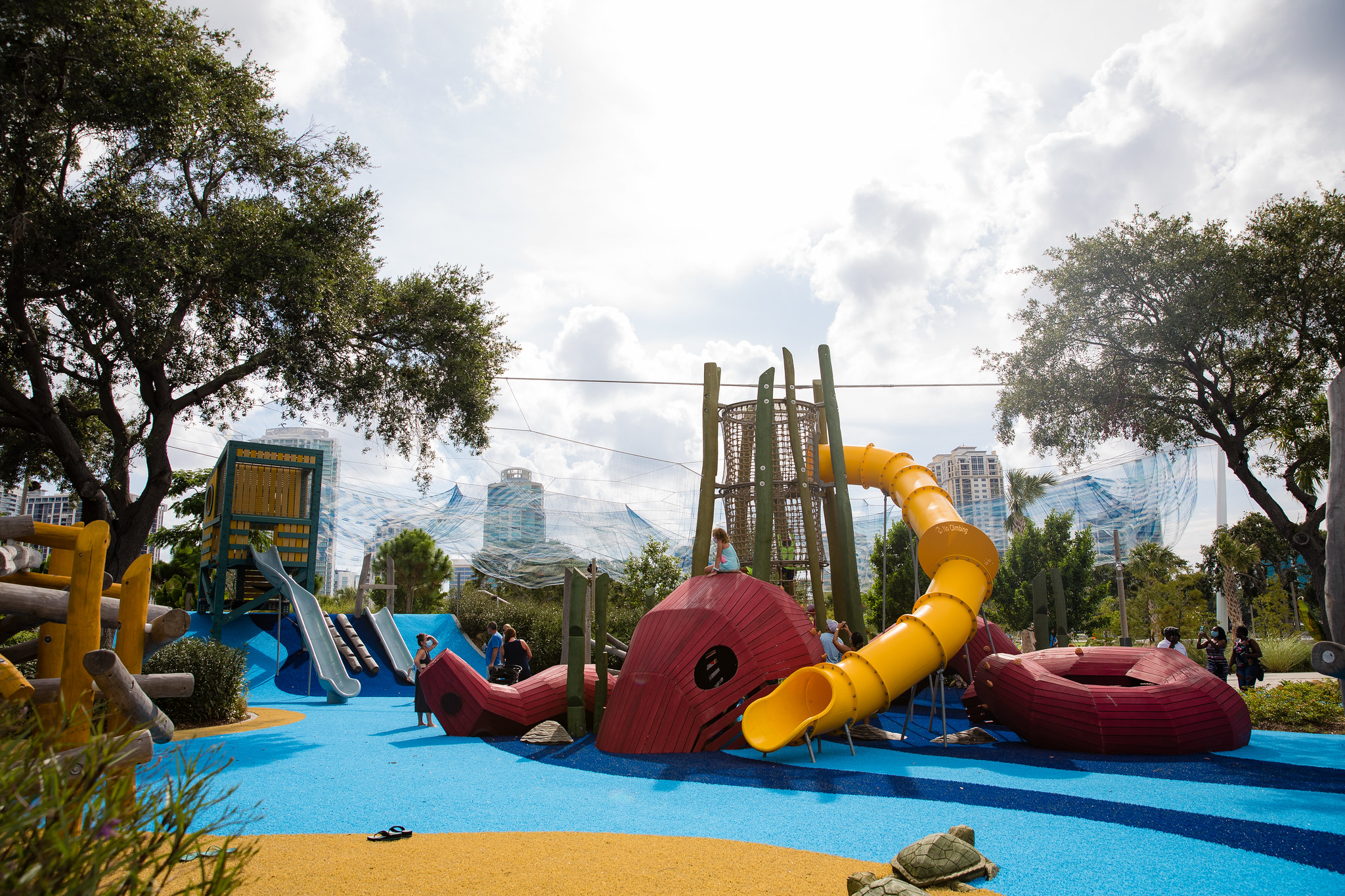 Glazer Family Playground waterfront play area