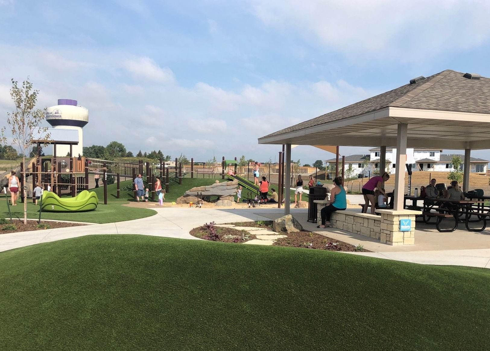 Additional view of the play area at Greenhill Park/Place to Play Playground