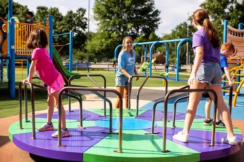 Playground at Hallowing Point Park.