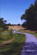 Trail and biking area at Dean L. Saylor Park