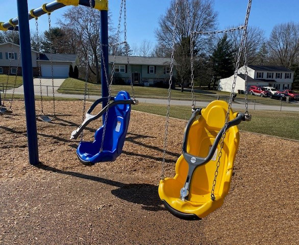 Swings at the Herberich playground
