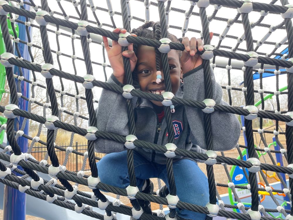 Inclusive play equipment at Holding Park