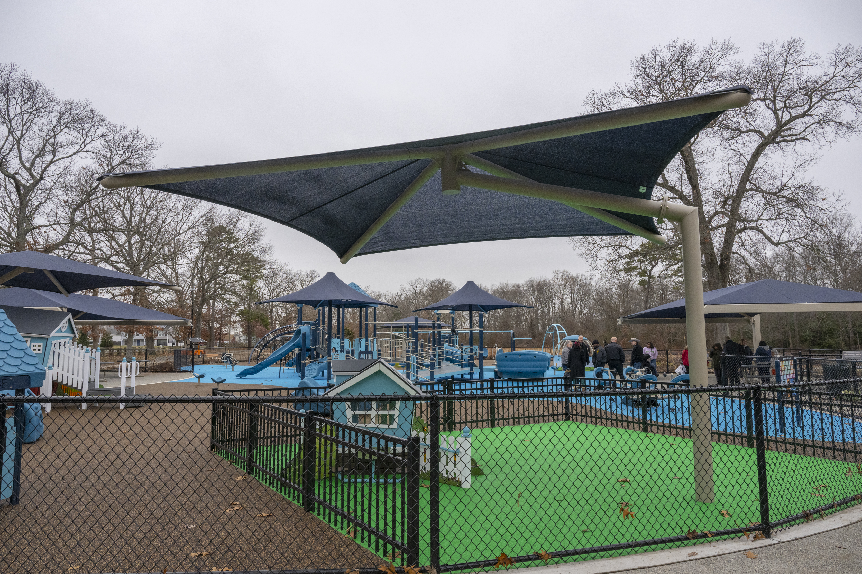 Wide view of Jake's Place at New Brooklyn Park