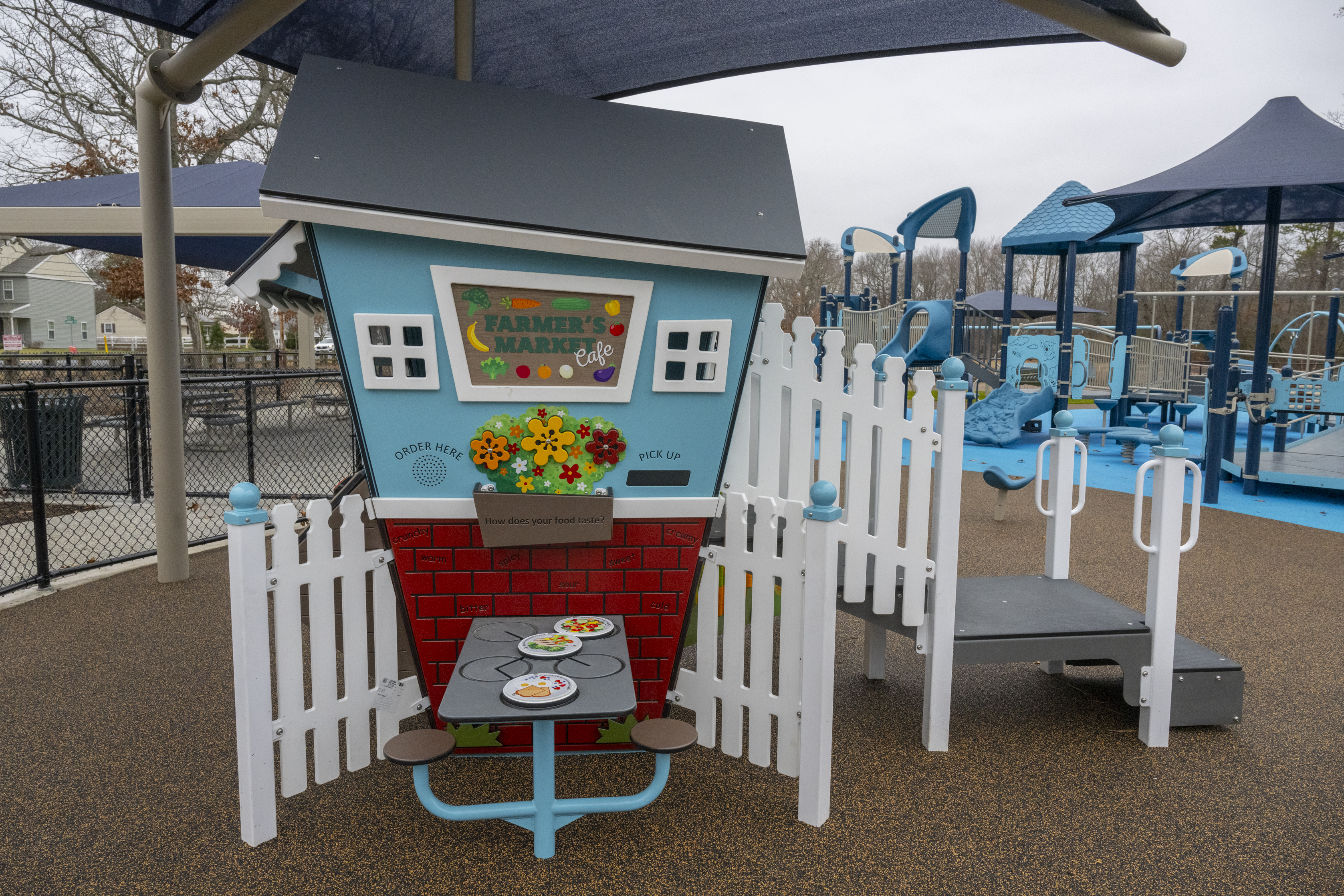 Playground and accessible surfacing at Jake's Place